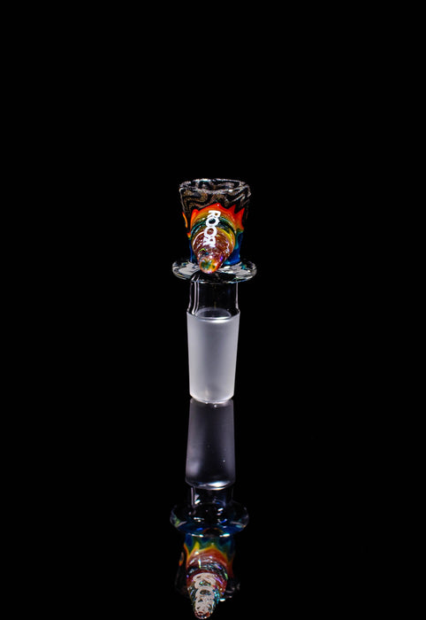 ROOR® HornTini Color Worked 14mm Bowl, handmade glass with vibrant colors.