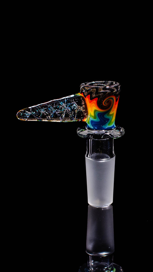 ROOR® HornTini Color Worked 14mm Glass Bowl with Handmade Design