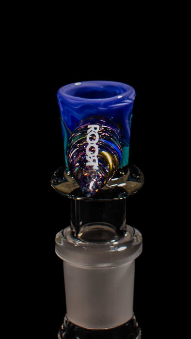 ROOR® HornTini Color Worked Bowl 18mm with artistic glass design.