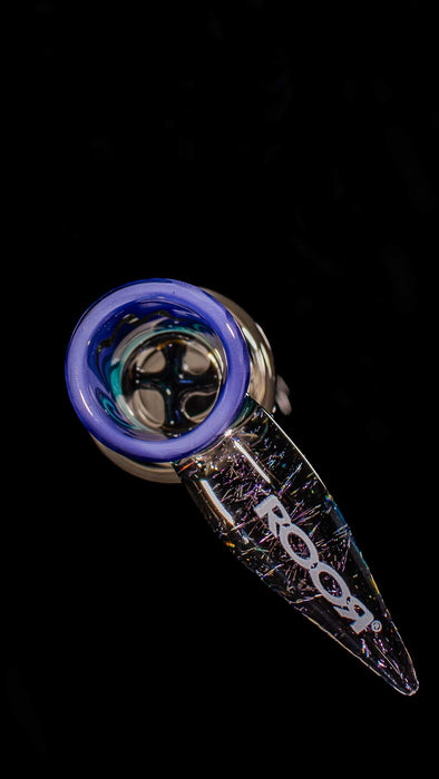 ROOR® HornTini Color Worked Bowl 18mm, handmade glass bowl with unique color design.