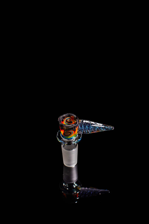 ROOR® HornTini Color Worked Bowl 18mm on black background