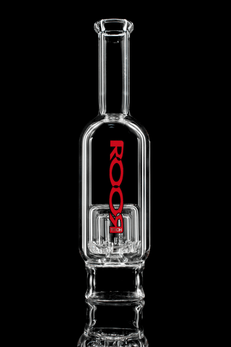ROOR Puff Co. Peak glass top attachment with micro ROOR tech barrel for enhanced airflow and smoother hits