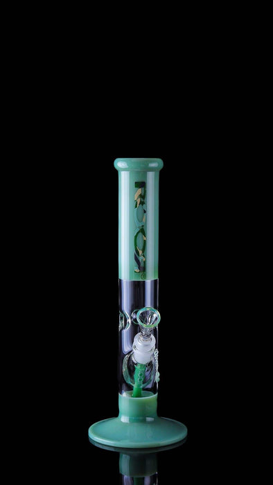 ROOR® Classic 14" Color Straight 50x5mm in Mint, showcasing handcrafted German Schott glass with mint color camo decal.