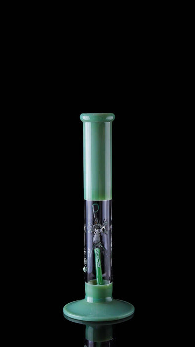 ROOR® Classic 14" Color Straight 50x5mm Mint glass tube with mint color and camo decal.