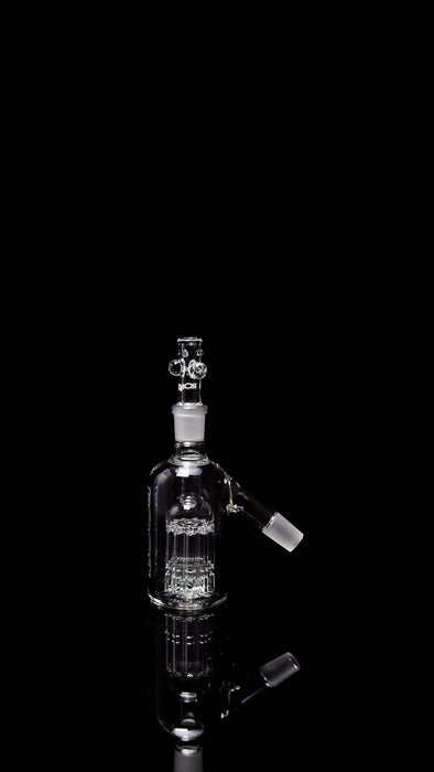 ROOR® Tech® Ash Catcher 18.8mm with 45° Arm Style, German Duran Schott Glass, 10-arm tree perc design.