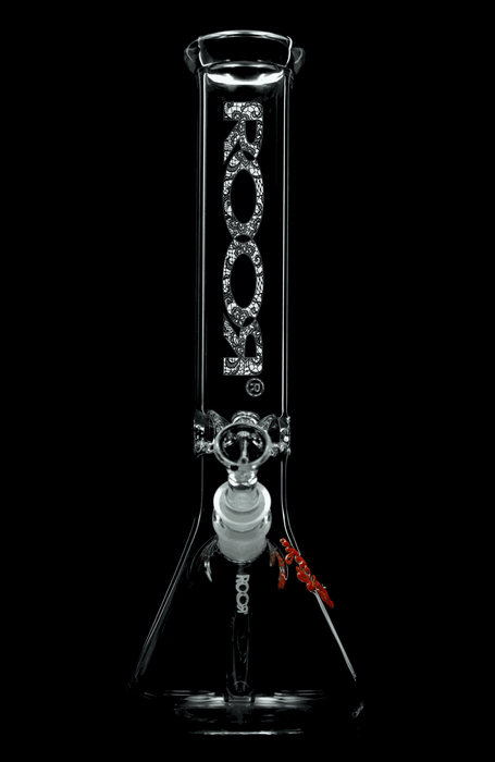 ROOR® Classic 14" Beaker 45x5mm Lace with unique signature and ice pinches for cooling.