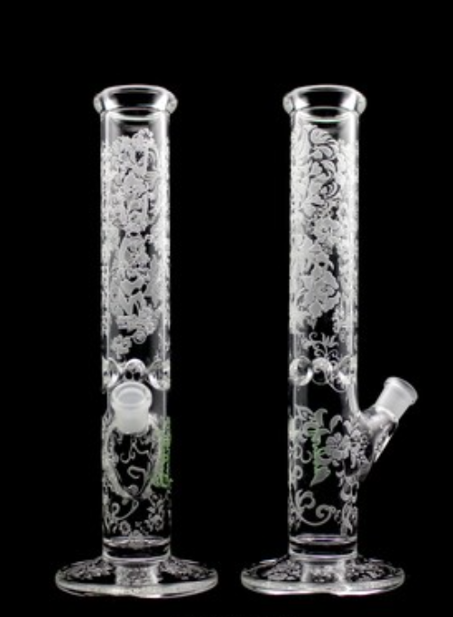 ROOR® Sandblasted 14" Straight 50mm x 5mm Floral
