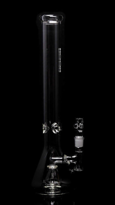 ROOR® Tech Fixed 18" Beaker 50x5mm Clear with sleek glass design.