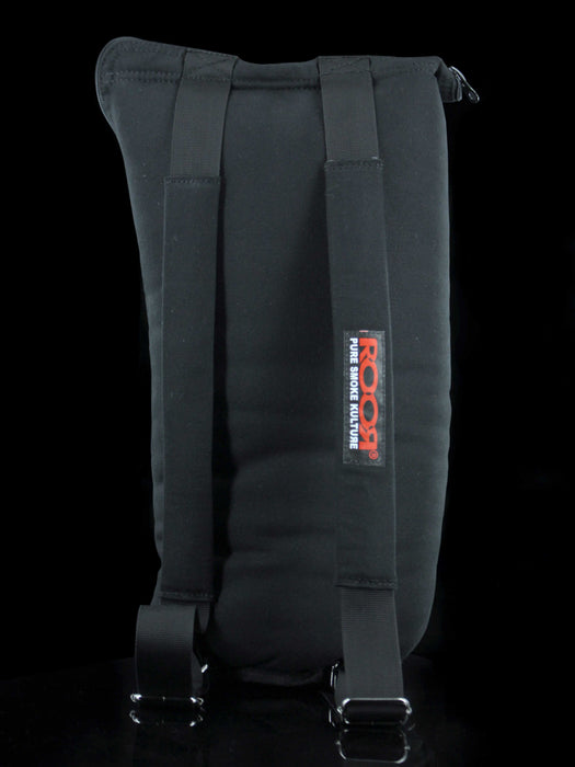 Black ROOR® Traveling Carrying Bag with backpack straps and ROOR® logo.