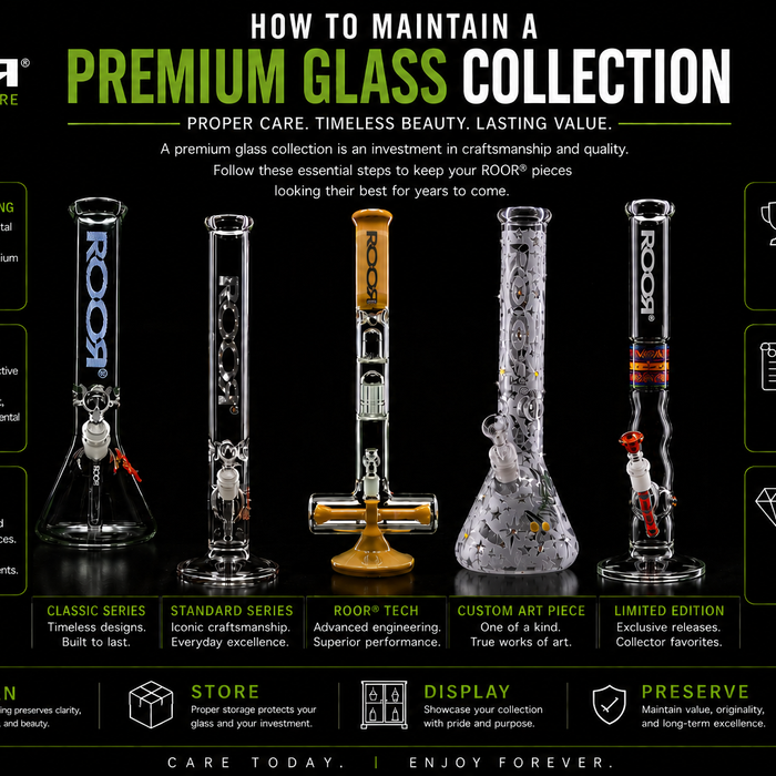How to Maintain a Premium Glass Collection