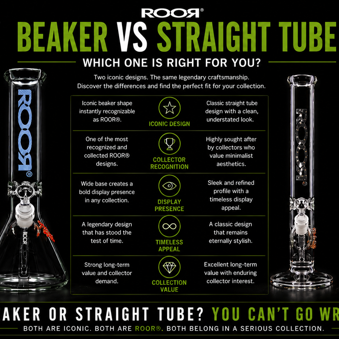 ROOR® Beaker vs Straight Tube: Which One Is Right for You?