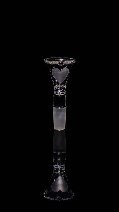 ROOR® 14mm Classic Funnel Bowl Sandblasted Heart Design