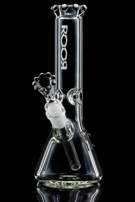 ROOR® Classic 4mm 10" Beaker with Black & White Crown