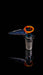 ROOR® HornTini Color Worked Bowl 18mm, handmade glass with vibrant colors.