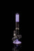ROOR® Tech 18” Inline glass piece in purple and black on black background.