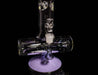 ROOR® Tech 18” Inline glass piece with purple and black accents, featuring built-in ash-catcher and ice pinches.