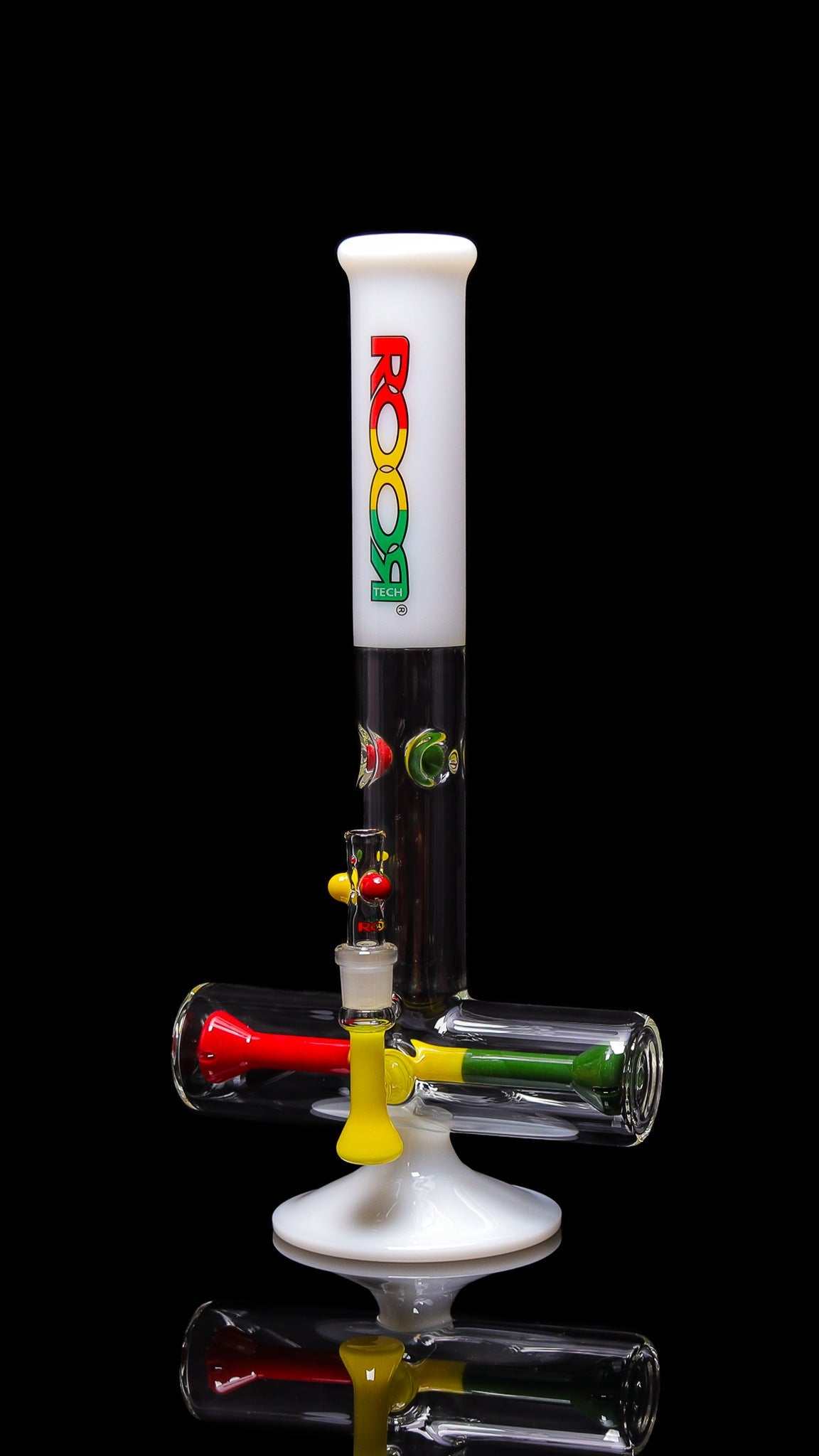 キラキラRasta curved pipe ROOR® Tech 18” Inline Rasta Edition — ROOR RETAIL