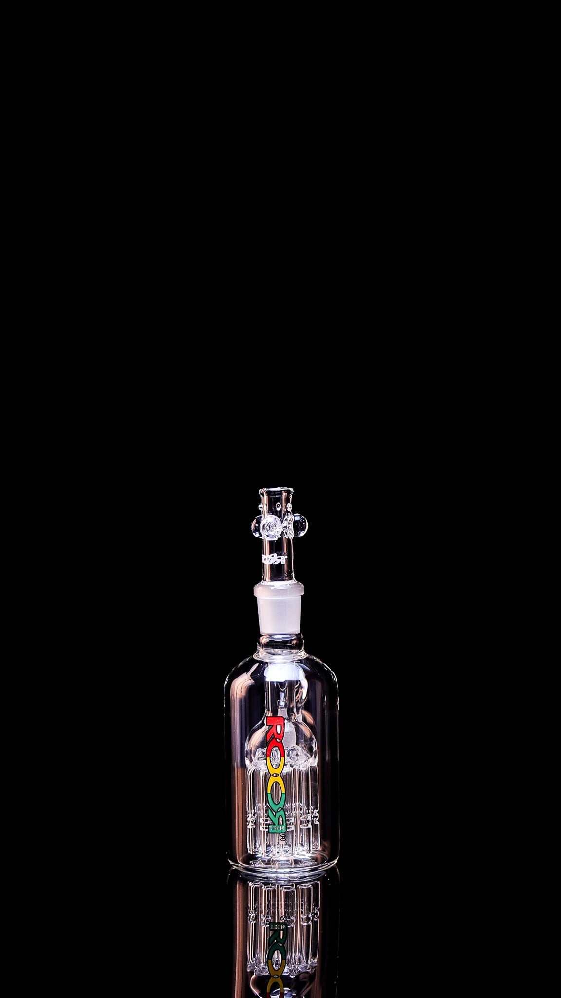 ROOR® Tech® Ash Catcher 18.8mm with 10-arm tree perc and 45° arm style.