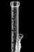 ROOR® Custom Lace Dottie clear glass pipe with black dot accents and lace decal