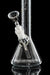 ROOR® Custom Lace Dottie clear glass bong with black dots and lace decal
