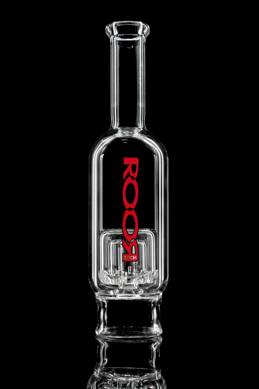 ROOR Puff Co. Peak glass top attachment with micro ROOR tech barrel for enhanced airflow and smoother hits