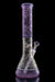 ROOR x Liberty 50G Paul Purple Beaker with sandblasted hummingbird, butterflies, and flowers spring 2026 collaboration glass bong