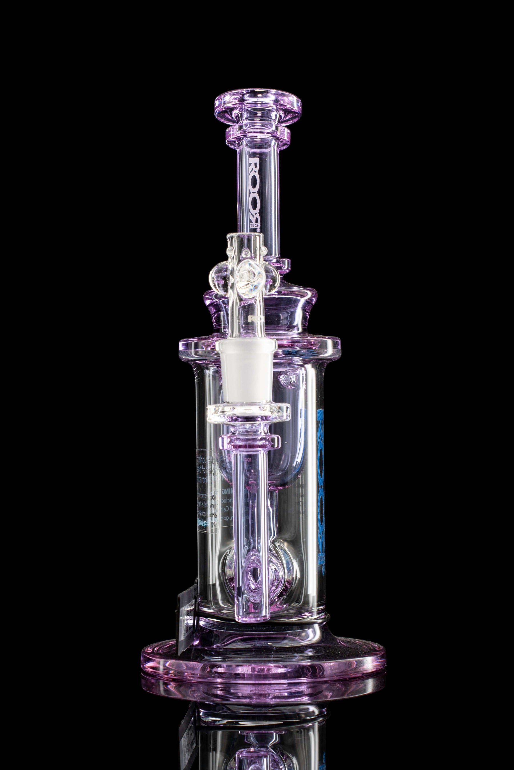 ROOR Tech Internal Recycler in purple with 14mm female joint.