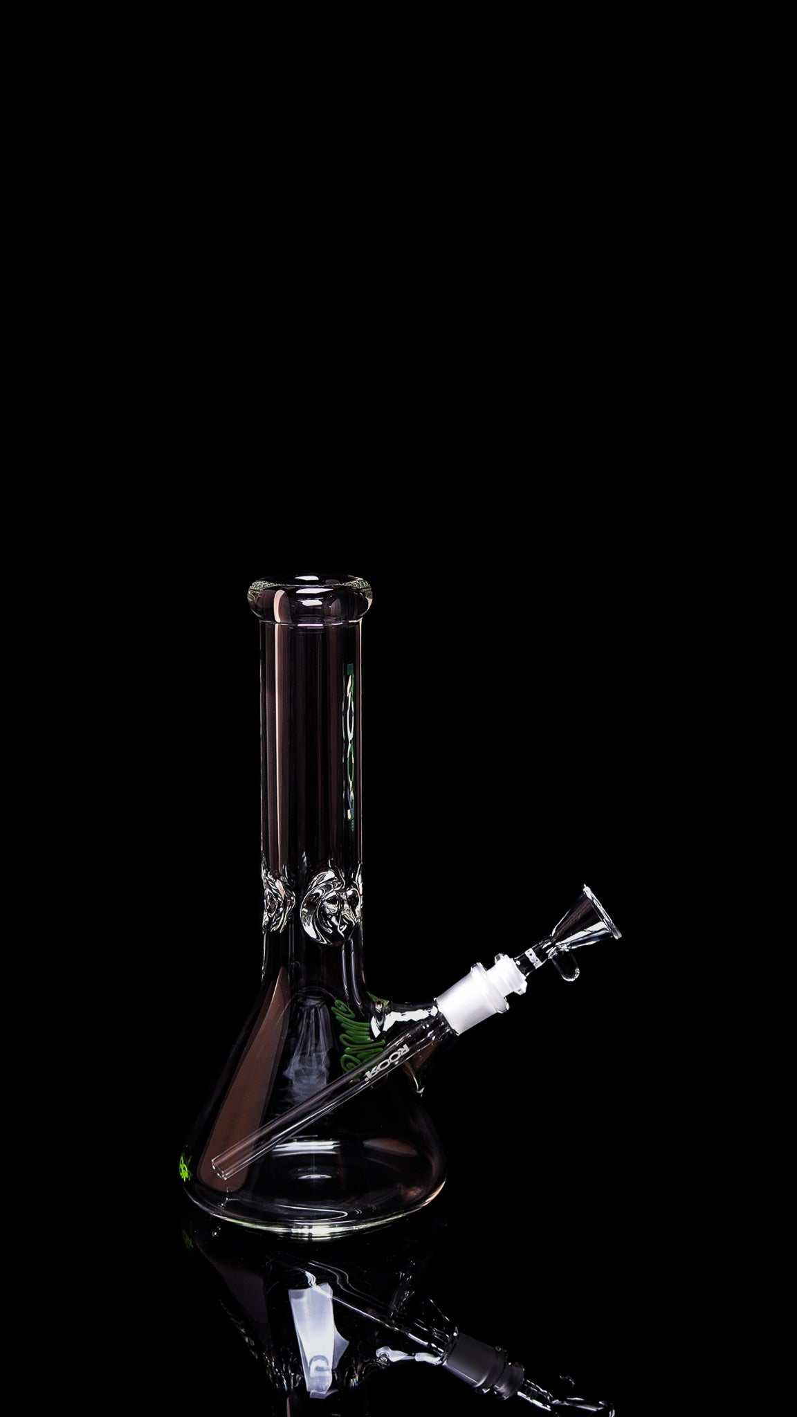 ROOR® 10" Beaker 40x7mm glass with camo decal and ice pinches.