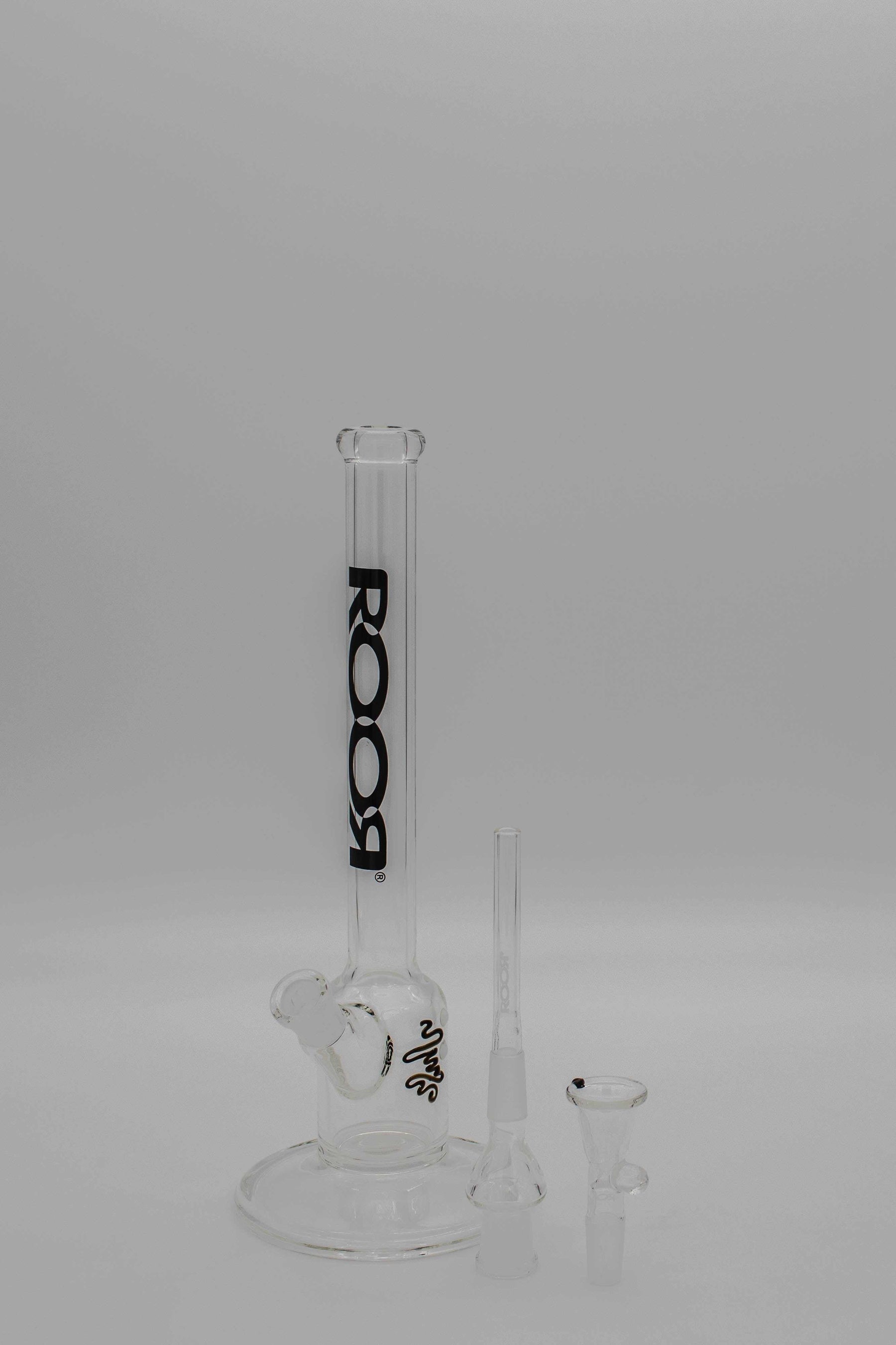 ROOR Classic 12" Snapper 26x4mm Black Label glass tube with components.