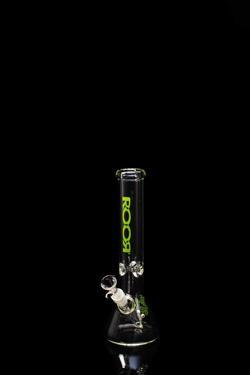ROOR® Classic 14" Beaker 50x7mm Green with ice pinches and green decal.