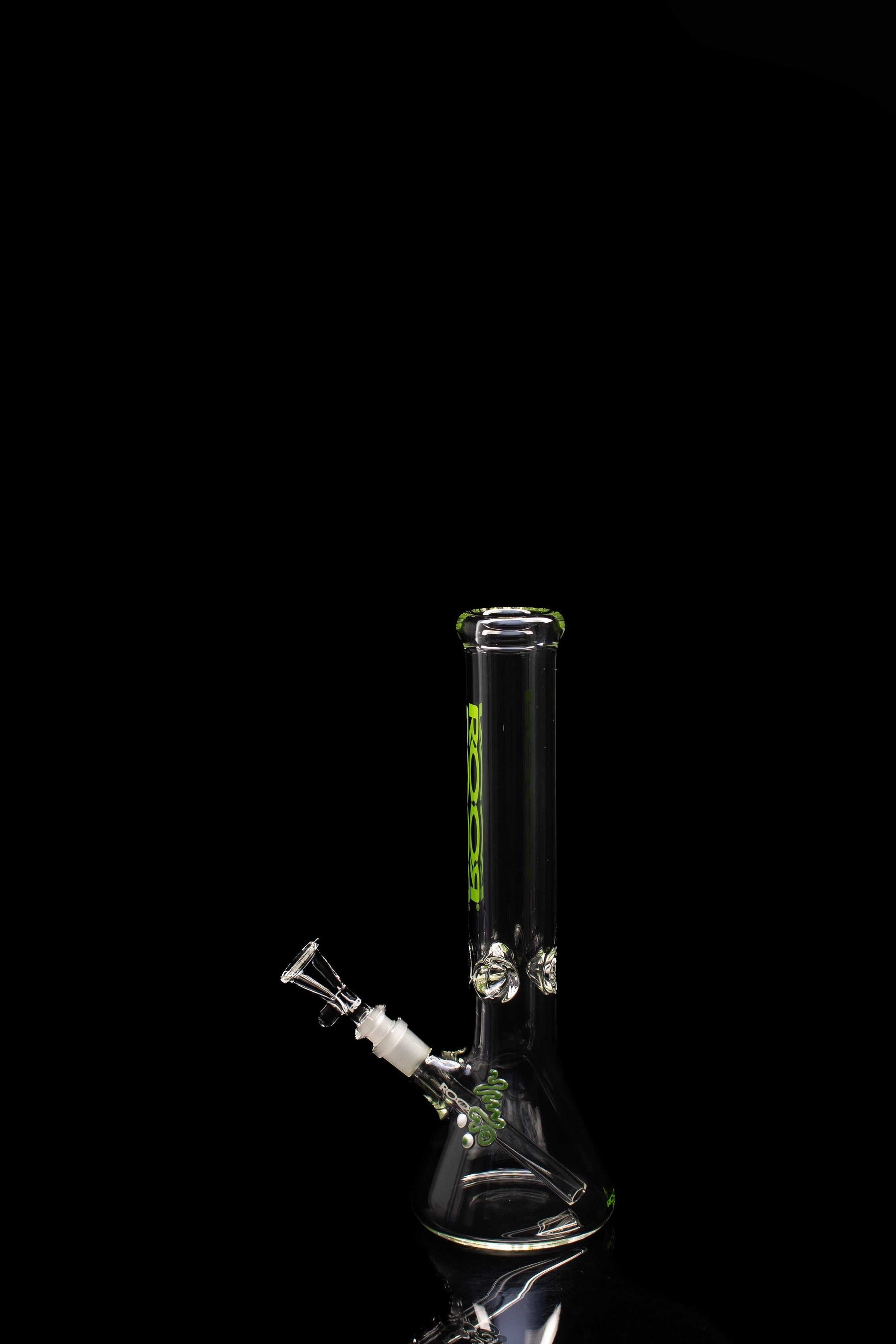 ROOR® Classic 14" Beaker 50x7mm Green with ice pinches and green decal.
