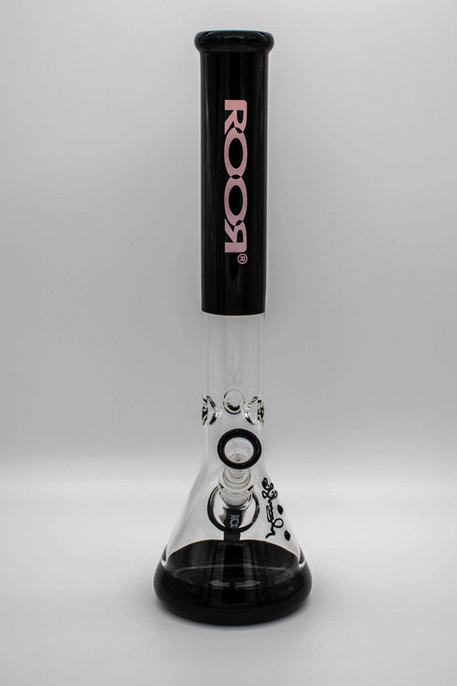 ROOR® Classic 18" Beaker with Black Color Accent and Pink Decal.