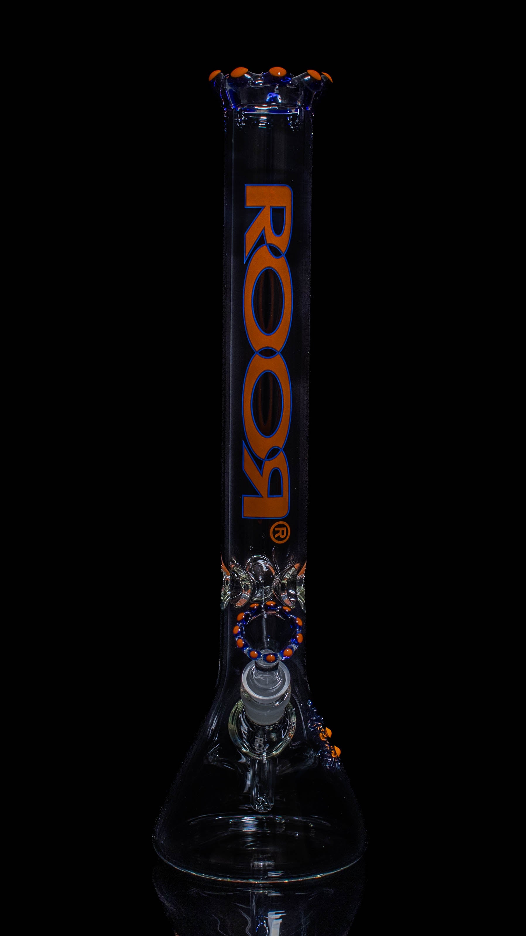 ROOR® Classic 18" Beaker 50x5mm Double Crown Blue Orange