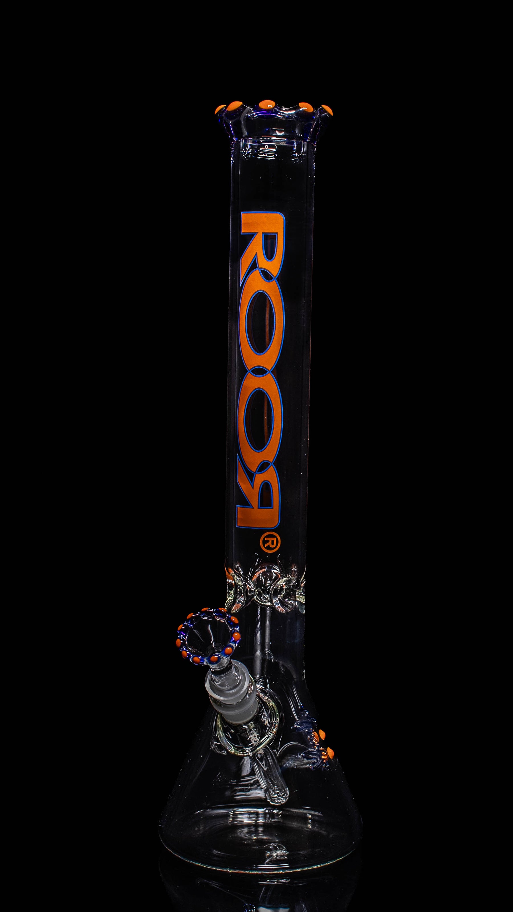 ROOR® Classic 18" Beaker 50x5mm Double Crown Blue Orange