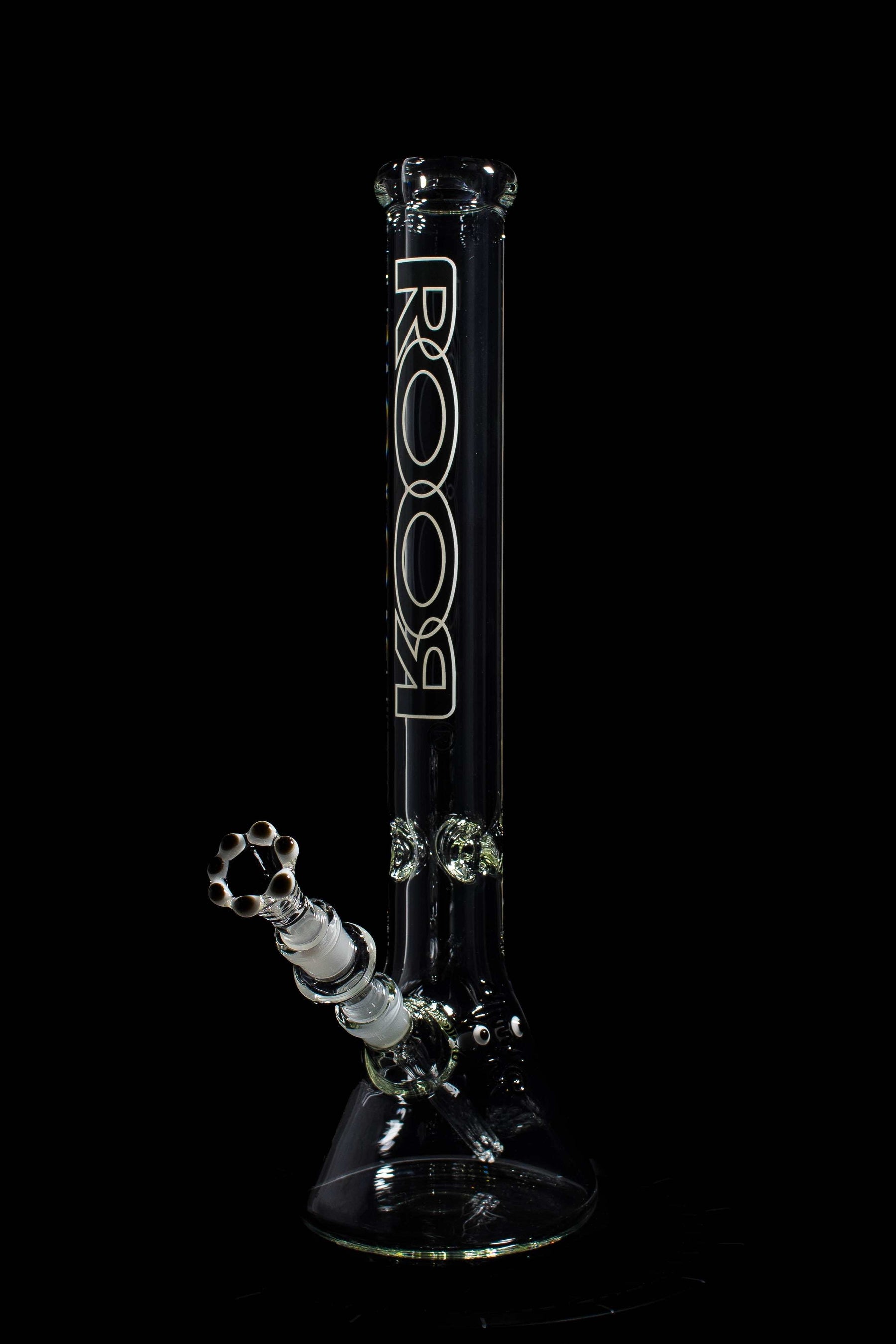ROOR® Classic 18" Beaker with black and white outline, 50x9mm German Schott glass.