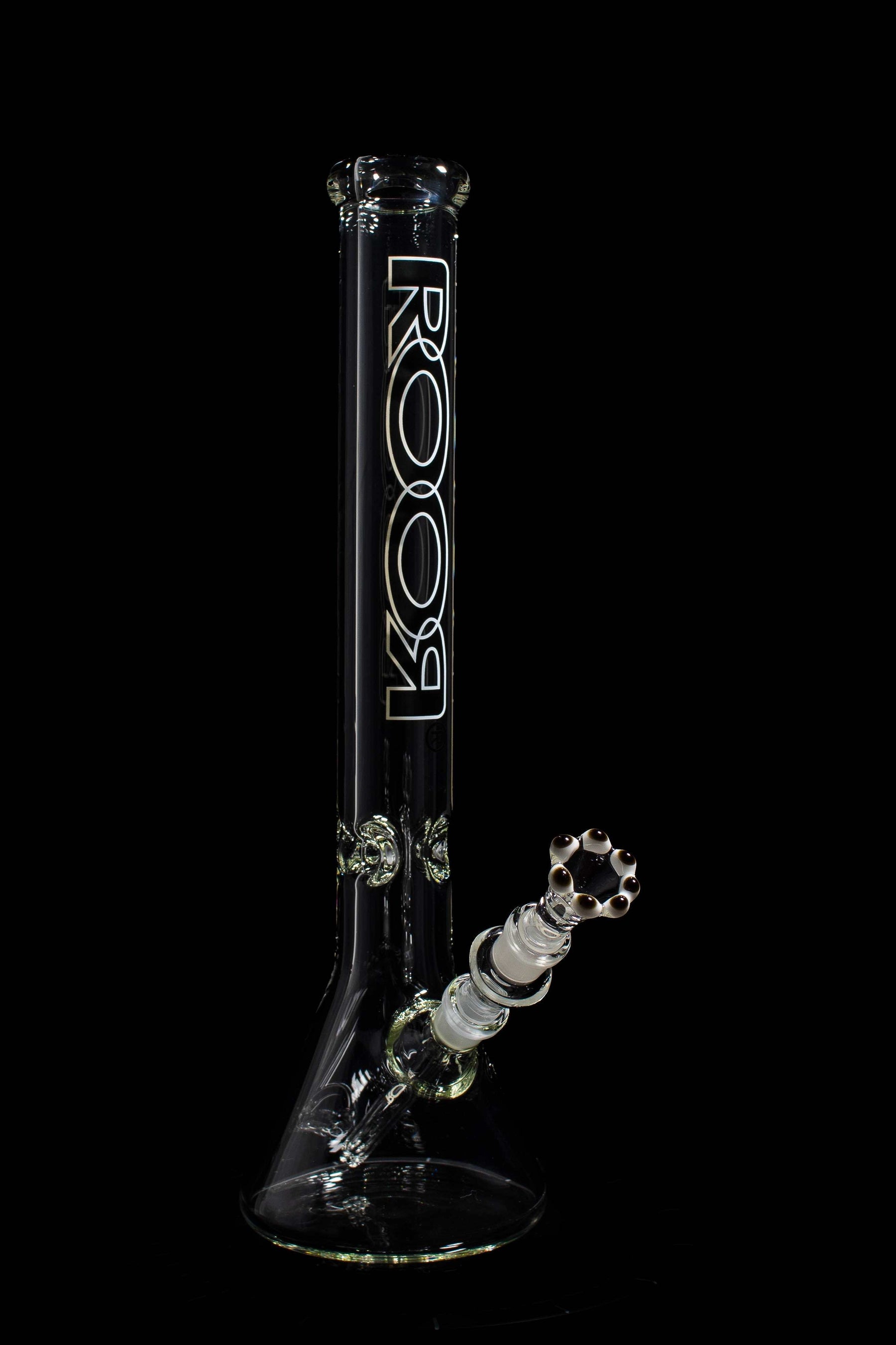 ROOR® Classic 18" Beaker 50x9mm with Black White Outline and 18mm Crown Bowl.