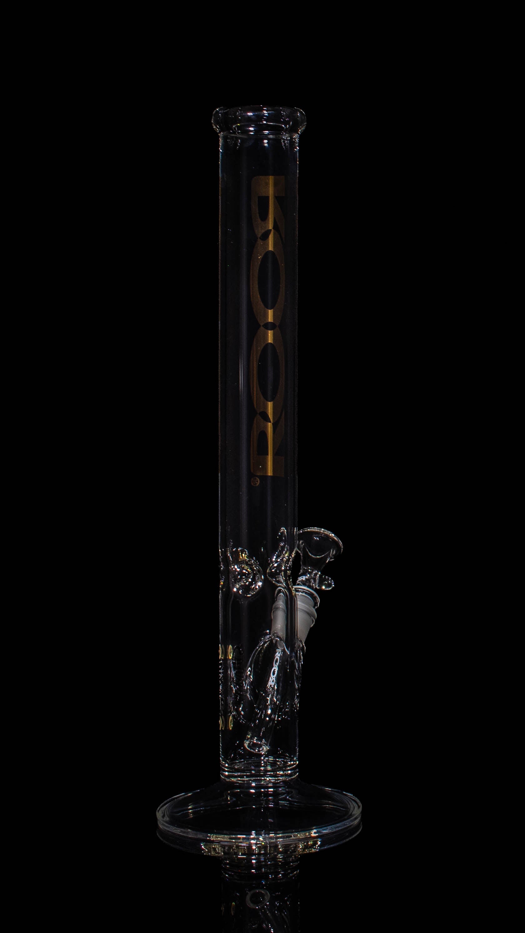 ROOR® Classic 18" Straight Bong with 50x5mm Gold Decal
