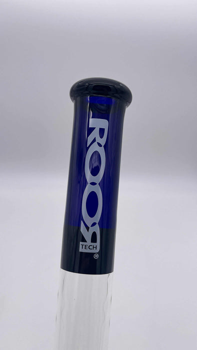 ROOR® Tech Fixed 18" Blue & Black Beaker with White Decal Detail