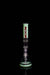 ROOR® Tech Fixed 18" Beaker with Clear Barrel Perc, Milky Mint & Black design, red outline decal.