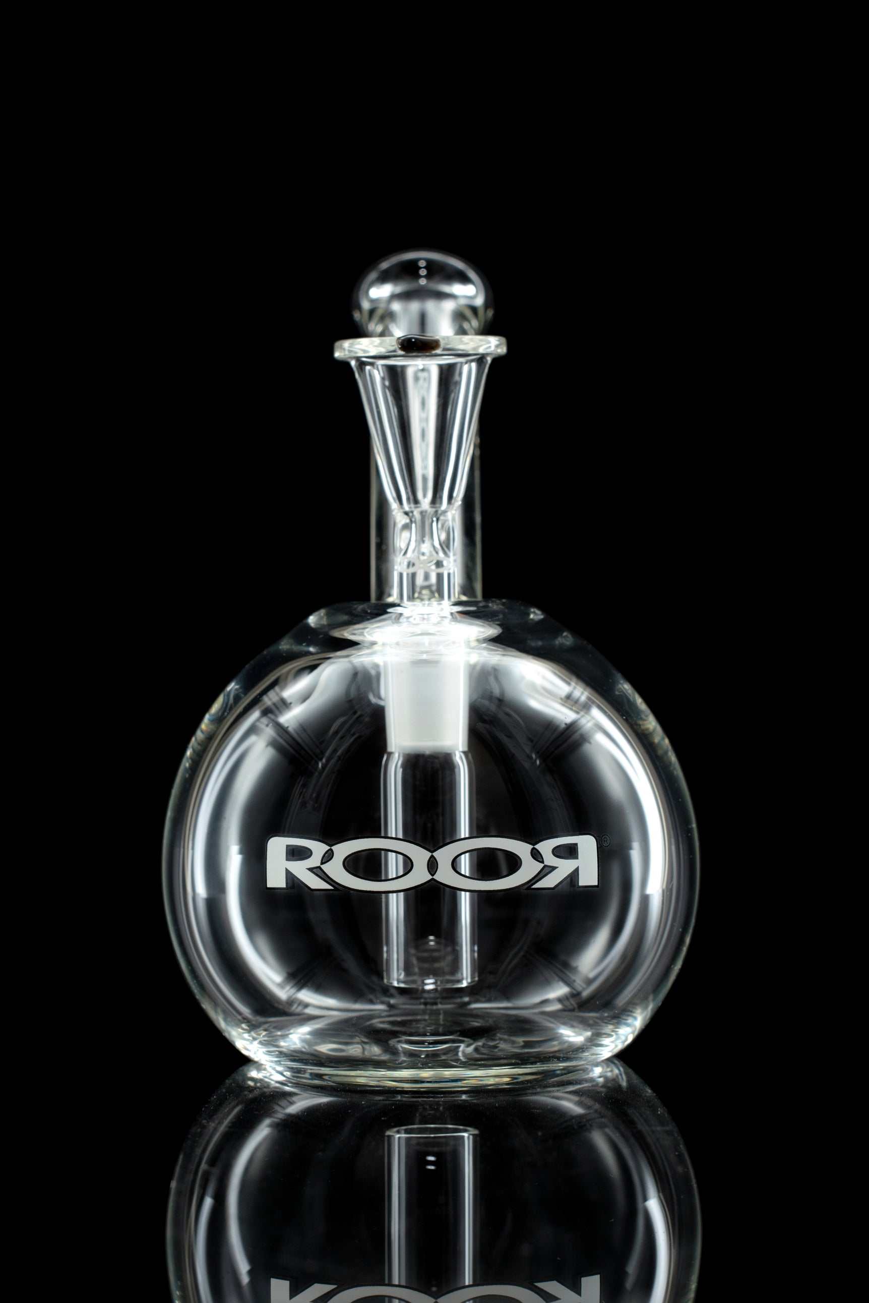 ROOR Mini Sphere Bubbler with spherical base and arm mouthpiece handle