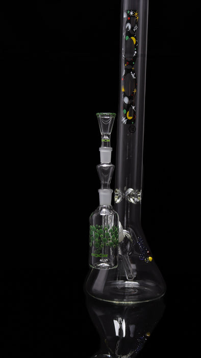 ROOR® Classic Ash Catcher 14.5mm Joint Green Pearl Dot