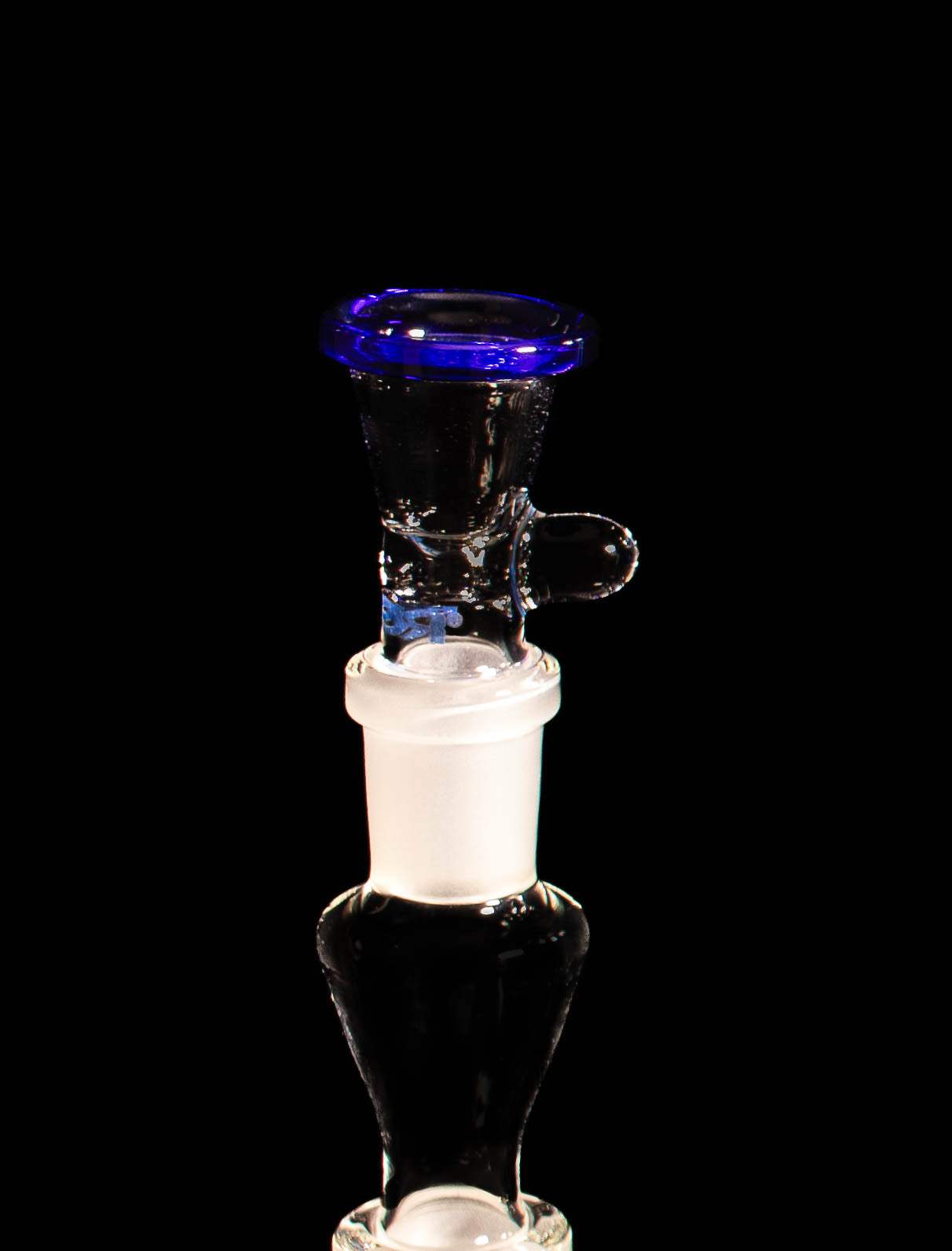ROOR® Classic Ash Catcher 14.5mm Joint BLUE Edition with Blue Rim Bowl