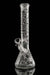 ROOR x Liberty 50G Paul Clear Beaker Zig Zag Wig Wag collaboration glass bong with sandblasted design and accessories