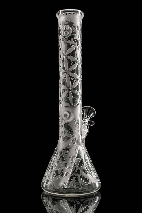 ROOR x Liberty 50G Paul Zig Zag Wig Wag clear beaker glass bong 14 inch spring 2026 collaboration