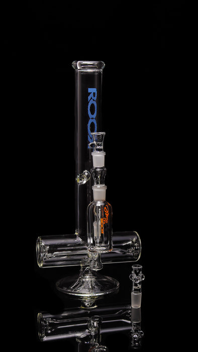 Collectors Set - ROORTech® Inline 18" 50x5mm Too Blue & ROOR® Classic Ash Catcher Orange