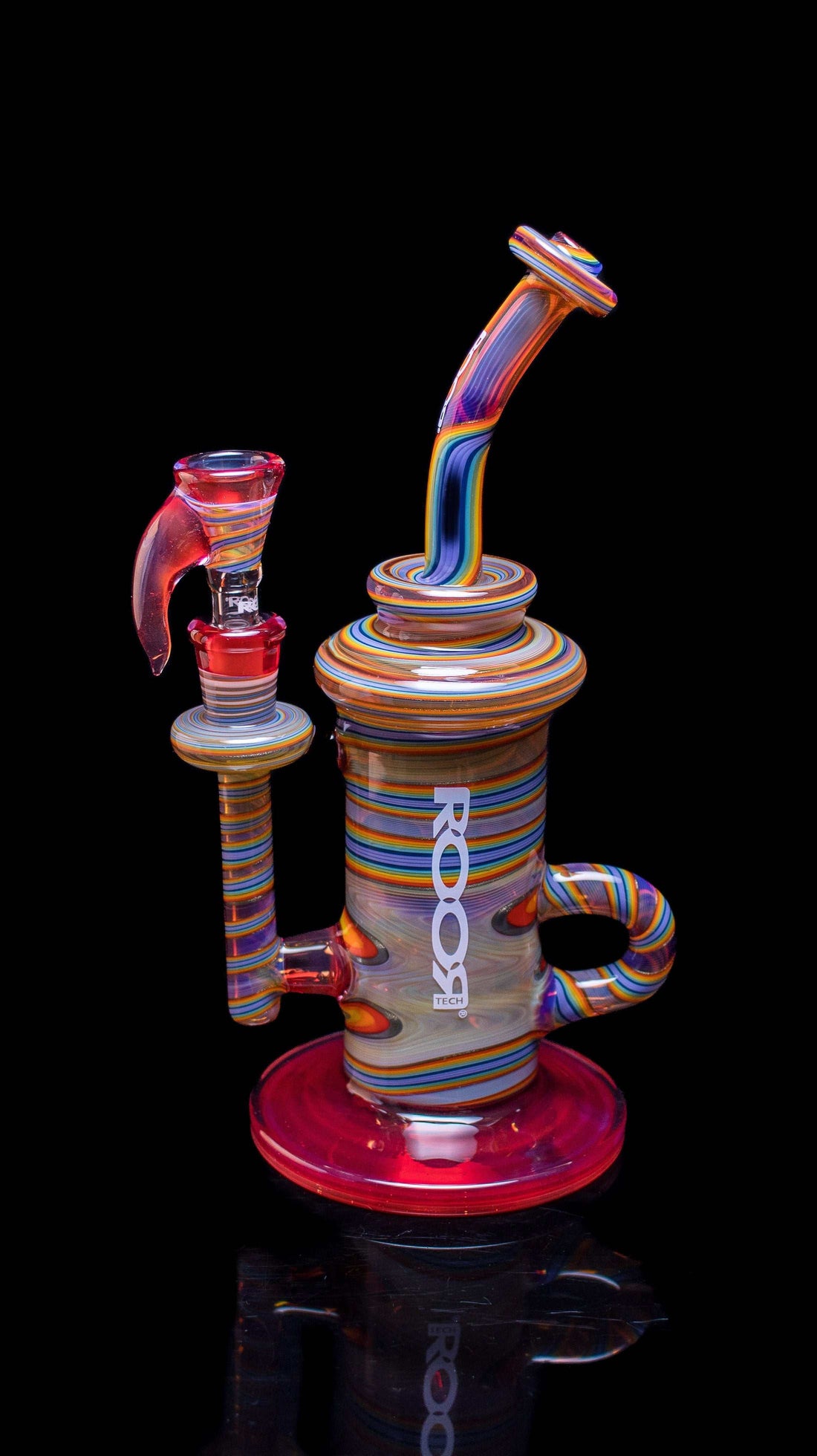 ROOR Tech Klein Recycler with custom colorful design and weekend candy theme.
