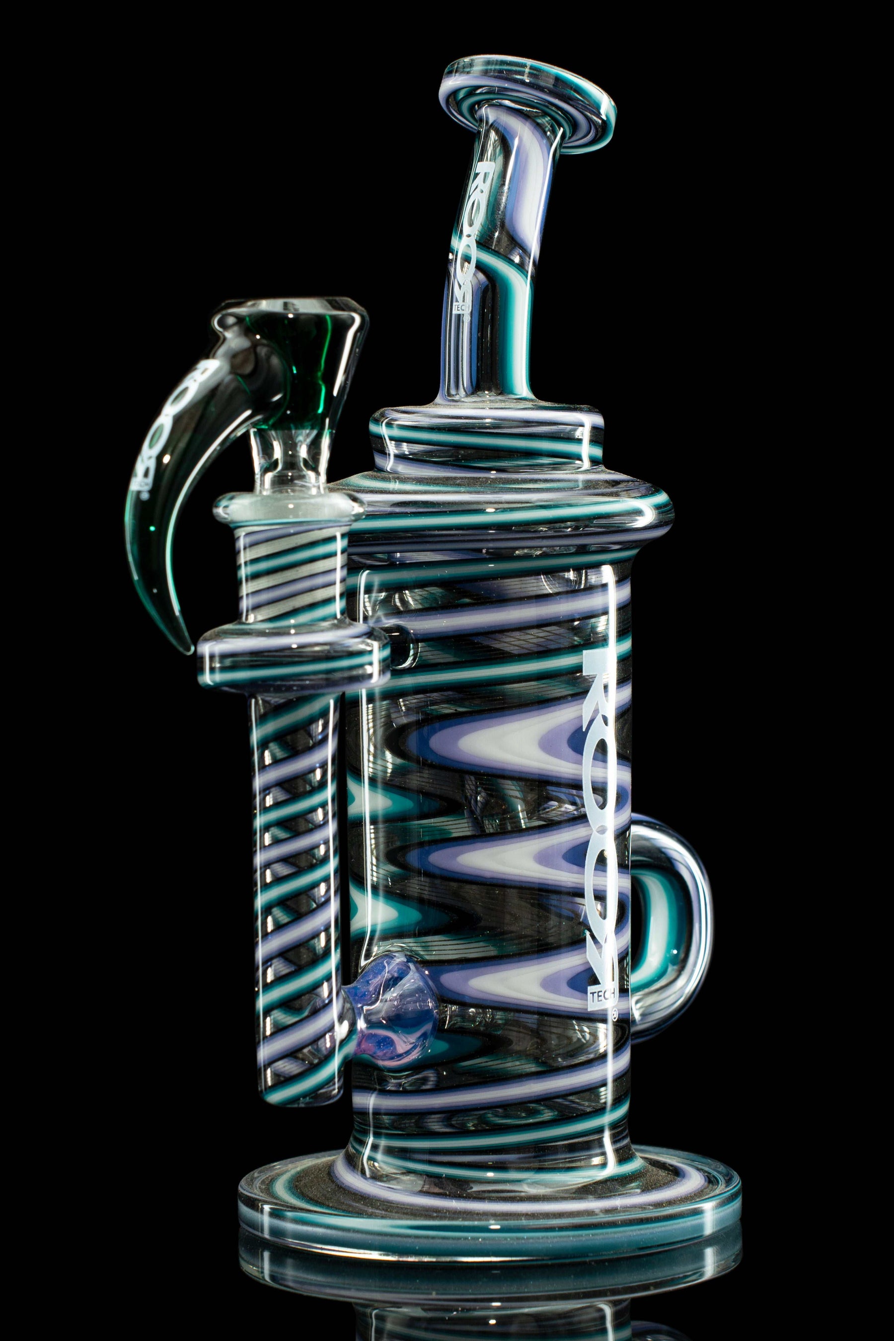 ROOR Tech Klein Recycler in custom spacey purple with intricate color work.