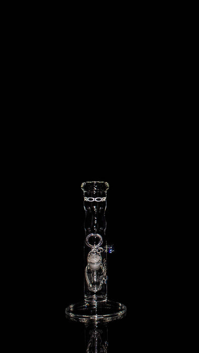 ROOR® Custom 30th Anniversary clear glass 10-inch bong with narrowing design and marble detailing