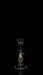 ROOR® Custom 30th Anniversary clear glass 10-inch bong with narrowing design and marble detailing