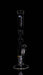 ROOR Custom 30th Anniversary 18-inch clear glass straight bong with marble and sandblasted logo